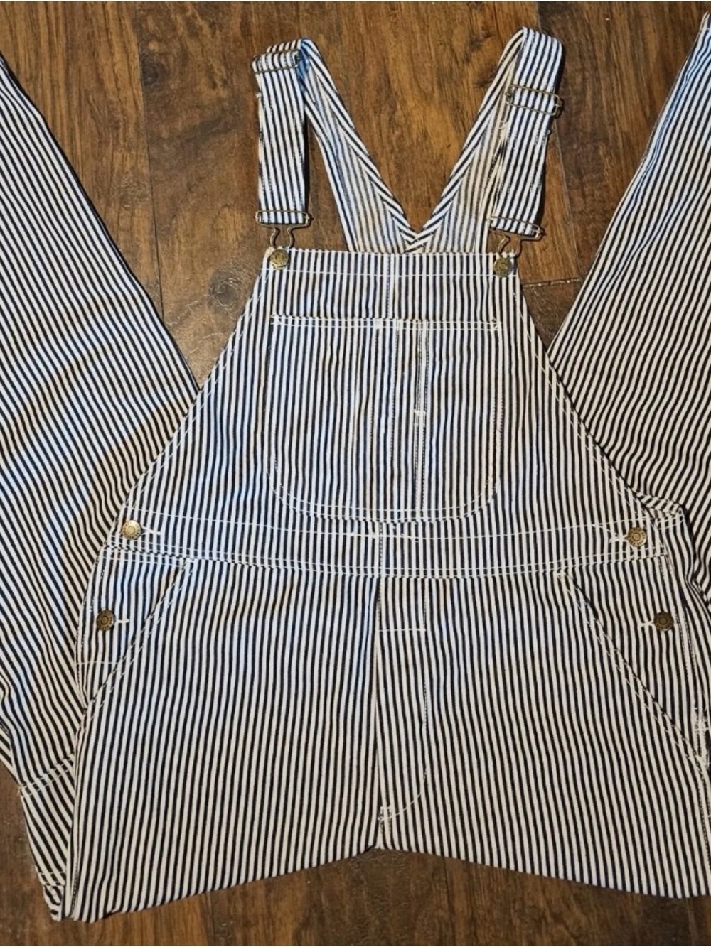 BDG Conductor Striped Overall Top